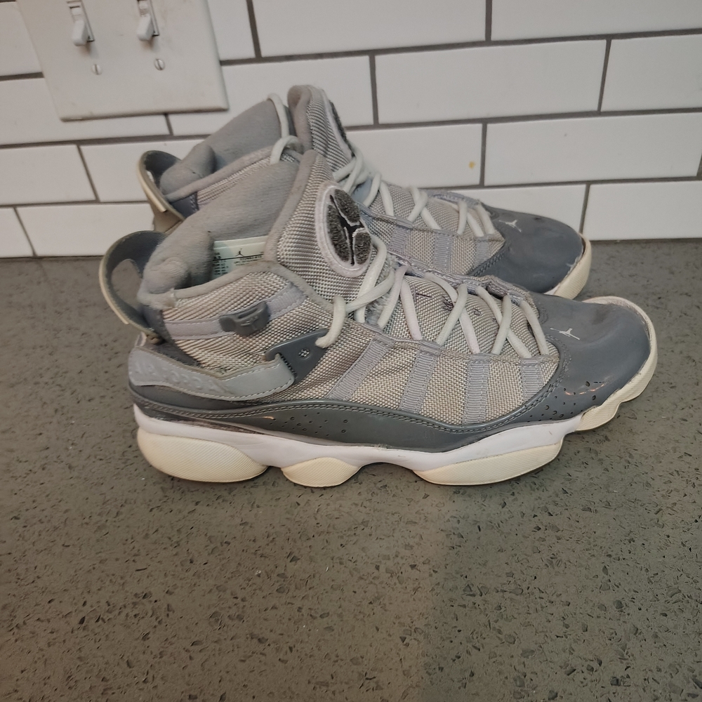 Jordan Athletic Shoes - Gray and White